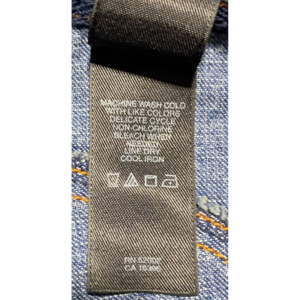 Y2K DKNY Jeans Womens Flared Denim Pants W/ Front Slits Size 9 Blue Cotton Blend - Picture 10 of 12